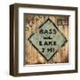 Bass Lake-Janet Kruskamp-Framed Art Print