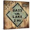 Bass Lake-Janet Kruskamp-Stretched Canvas