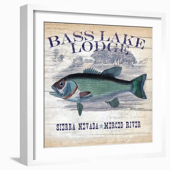 Bass Lake-Lula Bijoux & Company-Framed Art Print