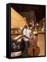 Bass Player, Santiago De Cuba, Cuba, West Indies, Central America-Angelo Cavalli-Framed Stretched Canvas