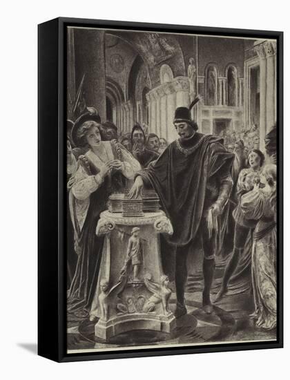 Bassanio's Choice-Lionel Royer-Framed Stretched Canvas