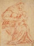 Enthroned Madonna and Child-Bassano-Art Print