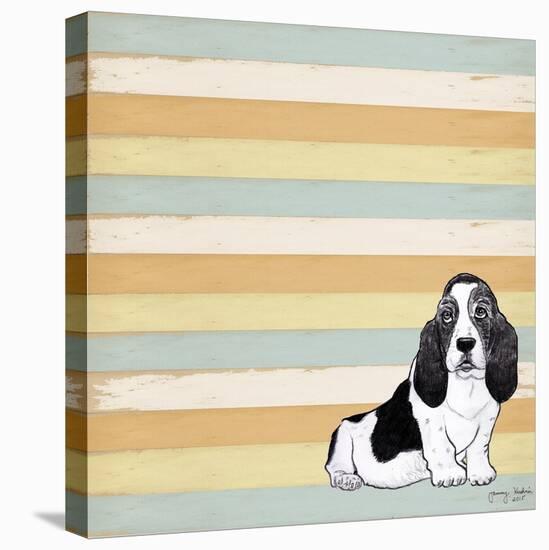 Basset Hound 1-Tammy Kushnir-Stretched Canvas