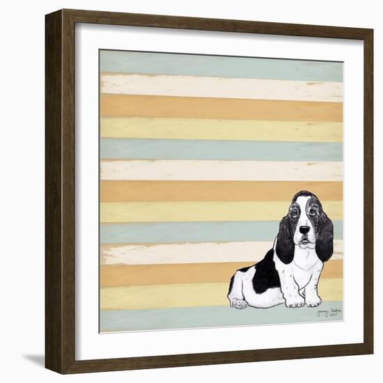 Basset Hound 1-Tammy Kushnir-Framed Giclee Print