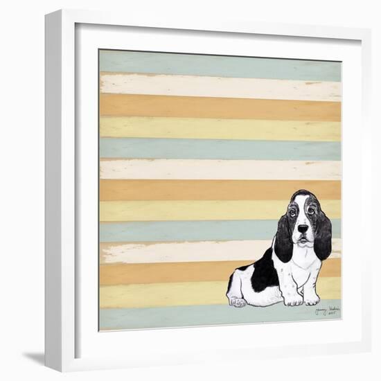 Basset Hound 1-Tammy Kushnir-Framed Giclee Print