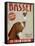 Basset Hound Ice Cream-Fab Funky-Framed Stretched Canvas