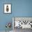 Basset Hound in Retro Style-Olga Angellos-Framed Art Print displayed on a wall