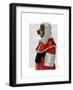 Basset Hound Judge Portrait-Fab Funky-Framed Art Print