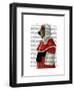 Basset Hound Judge Portrait-Fab Funky-Framed Art Print