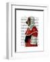 Basset Hound Judge Portrait-Fab Funky-Framed Art Print