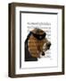 Basset Hound Ninja-Fab Funky-Framed Art Print