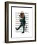 Basset Hound Policeman-Fab Funky-Framed Art Print
