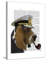 Basset Hound Sea Dog-Fab Funky-Stretched Canvas