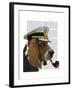 Basset Hound Sea Dog-Fab Funky-Framed Art Print