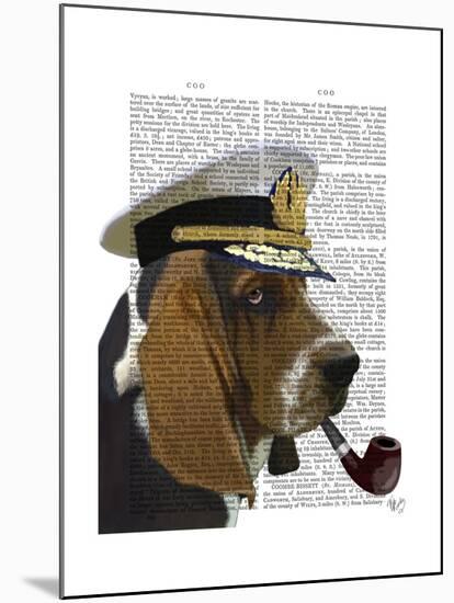 Basset Hound Sea Dog-Fab Funky-Mounted Art Print