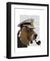 Basset Hound Sea Dog-Fab Funky-Framed Art Print