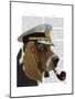 Basset Hound Sea Dog-Fab Funky-Mounted Art Print