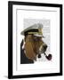 Basset Hound Sea Dog-Fab Funky-Framed Art Print