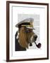 Basset Hound Sea Dog-Fab Funky-Framed Art Print