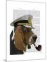 Basset Hound Sea Dog-Fab Funky-Mounted Art Print