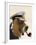 Basset Hound Sea Dog-Fab Funky-Framed Art Print