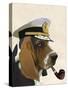 Basset Hound Sea Dog-Fab Funky-Stretched Canvas