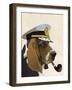 Basset Hound Sea Dog-Fab Funky-Framed Art Print