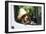 Basset Hound Wearing Hat in Van-null-Framed Photographic Print