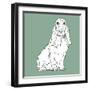 Basset Hound-Anna Nyberg-Framed Art Print