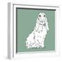 Basset Hound-Anna Nyberg-Framed Art Print