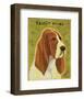 Basset Hound-John W^ Golden-Framed Art Print