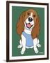 Basset Hound-Tomoyo Pitcher-Framed Giclee Print