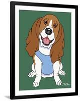 Basset Hound-Tomoyo Pitcher-Framed Giclee Print