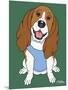 Basset Hound-Tomoyo Pitcher-Mounted Giclee Print