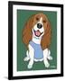 Basset Hound-Tomoyo Pitcher-Framed Giclee Print