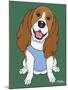 Basset Hound-Tomoyo Pitcher-Mounted Giclee Print