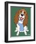 Basset Hound-Tomoyo Pitcher-Framed Giclee Print