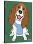 Basset Hound-Tomoyo Pitcher-Stretched Canvas