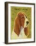 Basset Hound-John W Golden-Framed Giclee Print