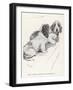 Basset Hounds Owned by King Edward VII-Cecil Aldin-Framed Art Print