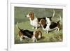 Basset Hounds-Vero Shaw-Framed Premium Giclee Print