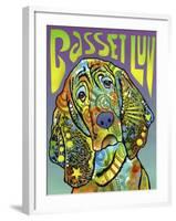 Basset Luv-Dean Russo-Framed Giclee Print