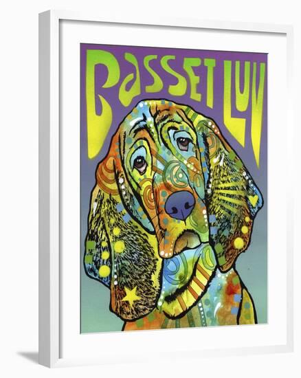 Basset Luv-Dean Russo-Framed Giclee Print