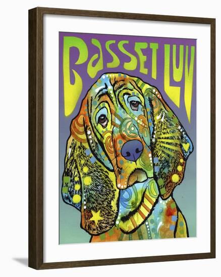 Basset Luv-Dean Russo-Framed Giclee Print