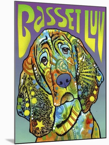 Basset Luv-Dean Russo-Mounted Giclee Print