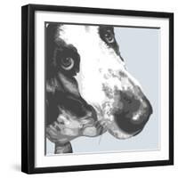 Bassett Hound-Emily Burrowes-Framed Art Print