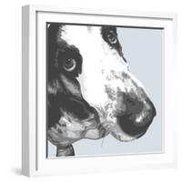 Bassett Hound-Emily Burrowes-Framed Art Print