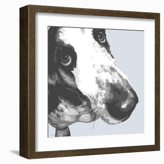 Bassett Hound-Emily Burrowes-Framed Art Print