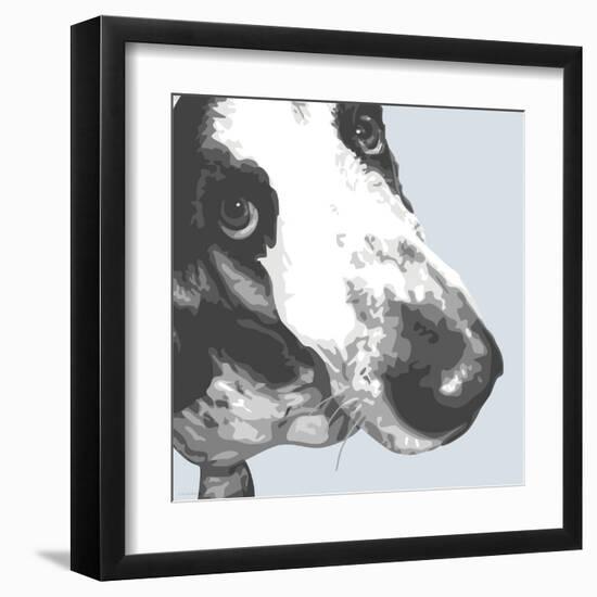 Bassett Hound-Emily Burrowes-Framed Art Print