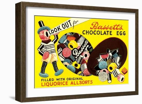 Bassett's Chocolate Egg-null-Framed Art Print